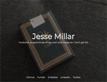 Tablet Screenshot of jessemillar.com